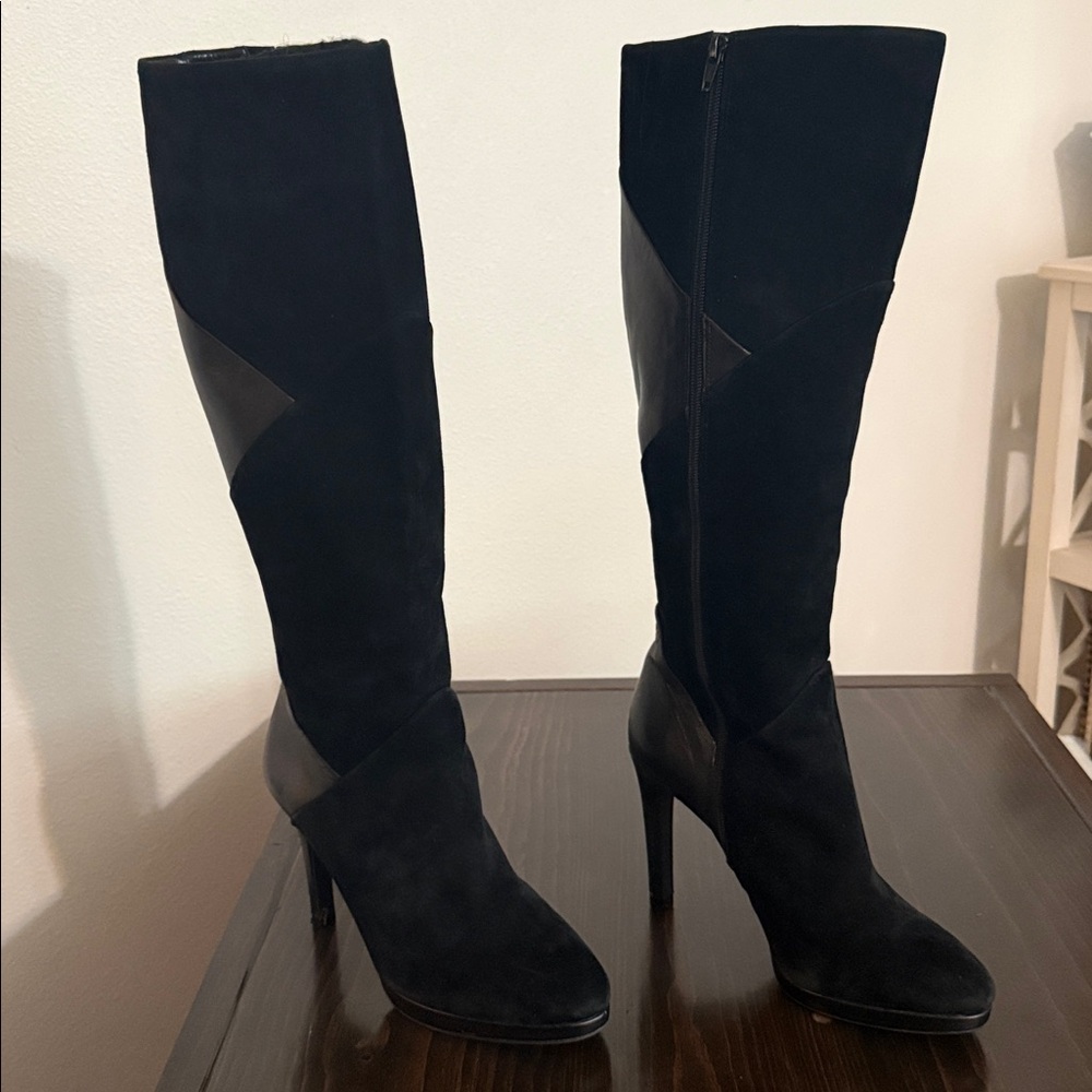 Beautiful Black Suede Boots